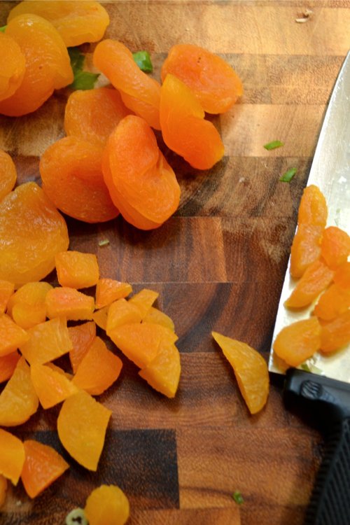 dried apricots, chopped